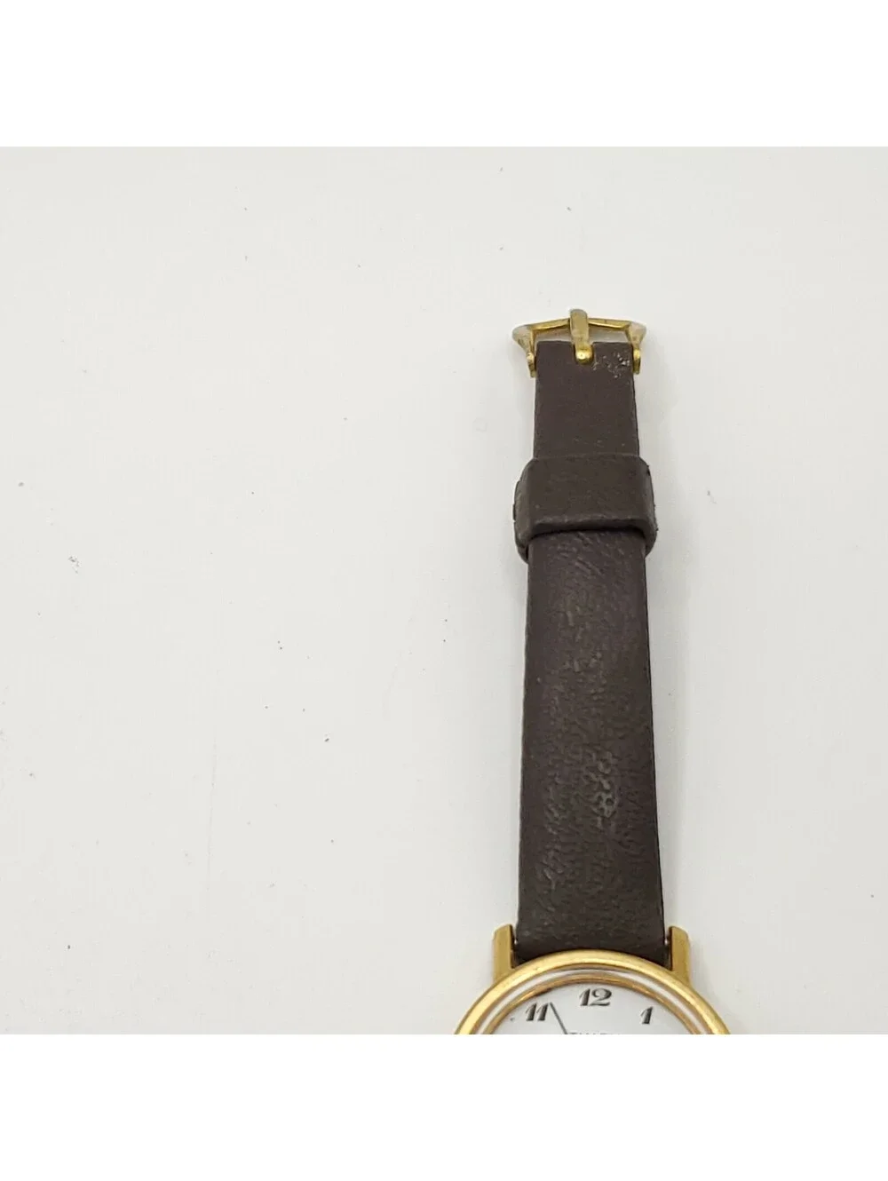 Timex Mechanical White Day/Date Dial Womens Watch 24mm Running